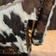Chaise vintage en peau de vache