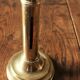 Brass torch candle holder