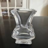 small crystal vase