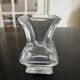 small crystal vase