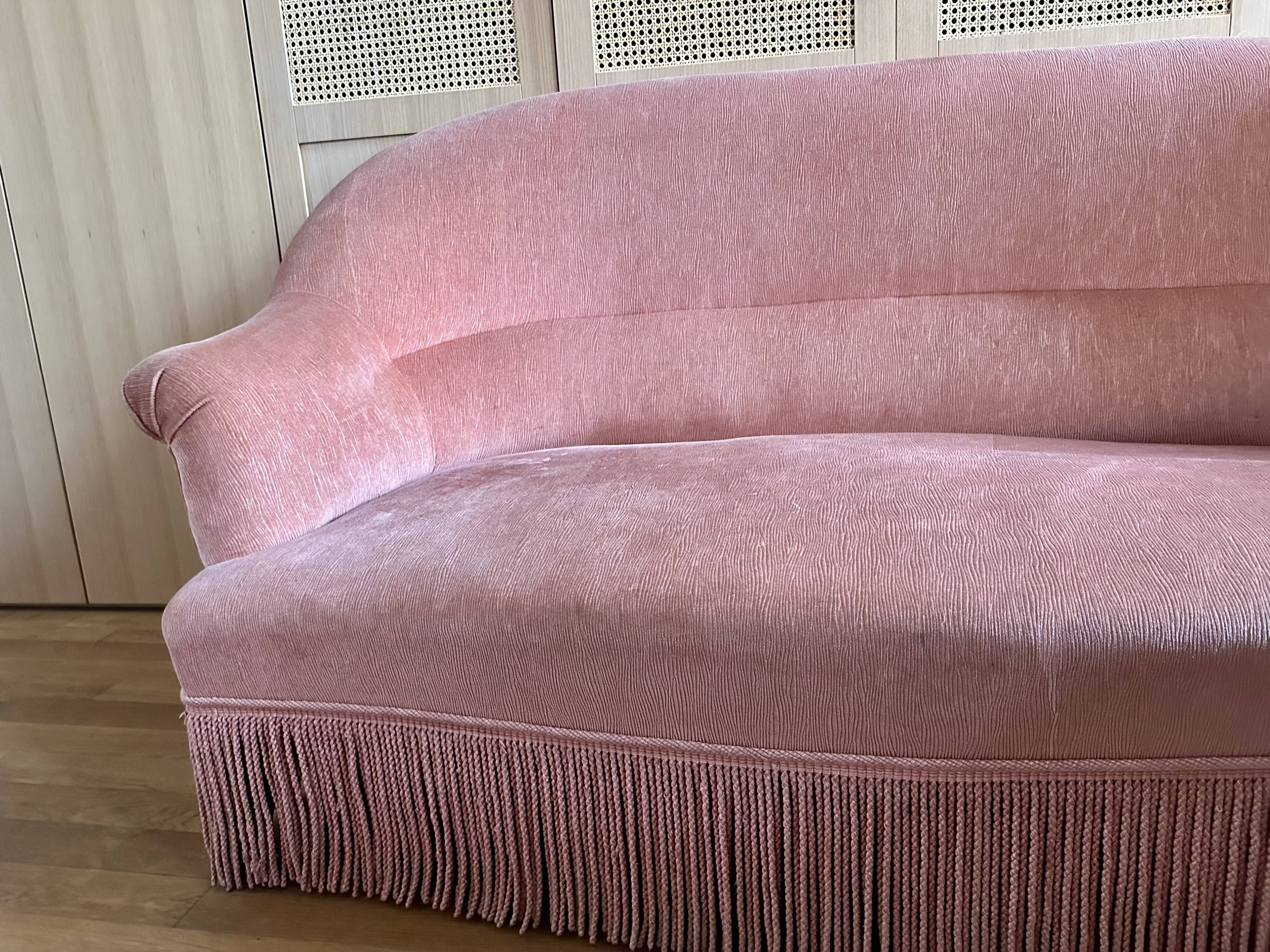 Pink toadstool sofa
