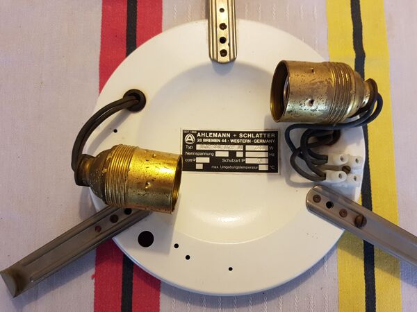 Plafonnier plexiglas 1960 vintage