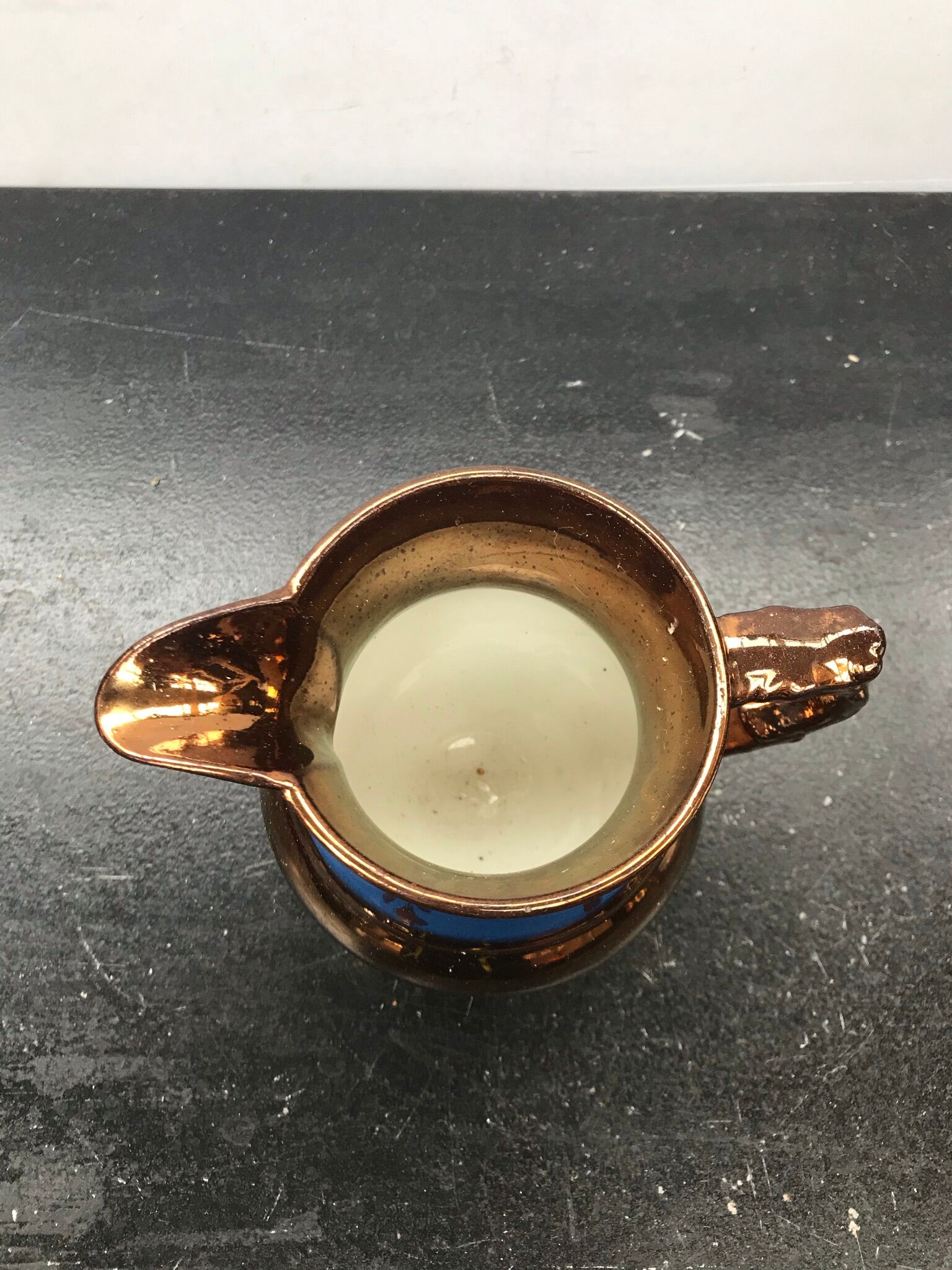 Former jersey pitcher golden ceramics - vintage blue