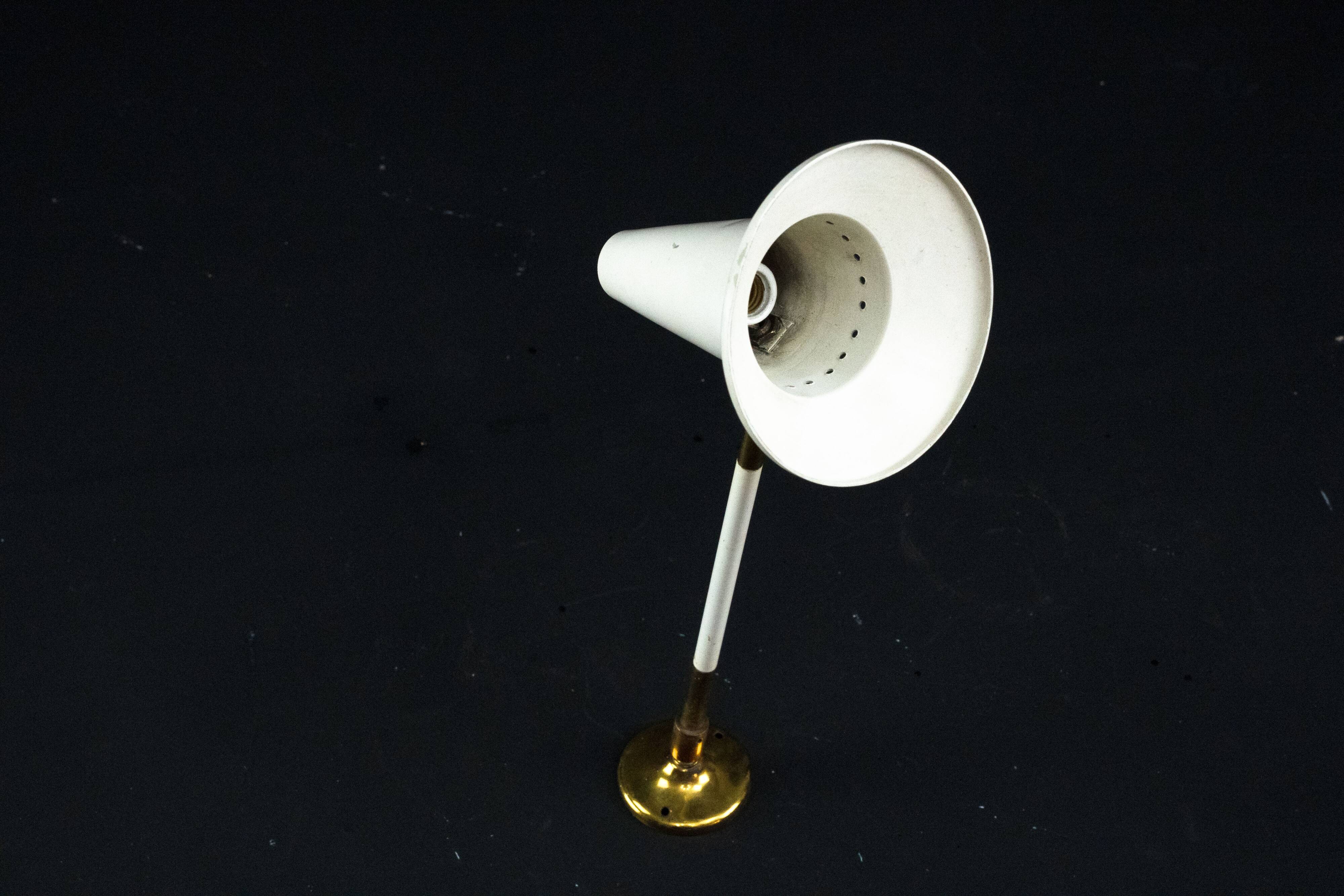 Mid-Century orientable wall lamp by Stilux Milano, Italy, 1950s.