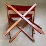 Authentic French outdoor terrace set, 5 chairs and table