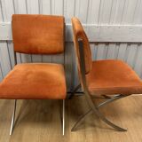 Set of 4 chairs by Paul Legeard