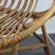 Vintage rattan basket chair