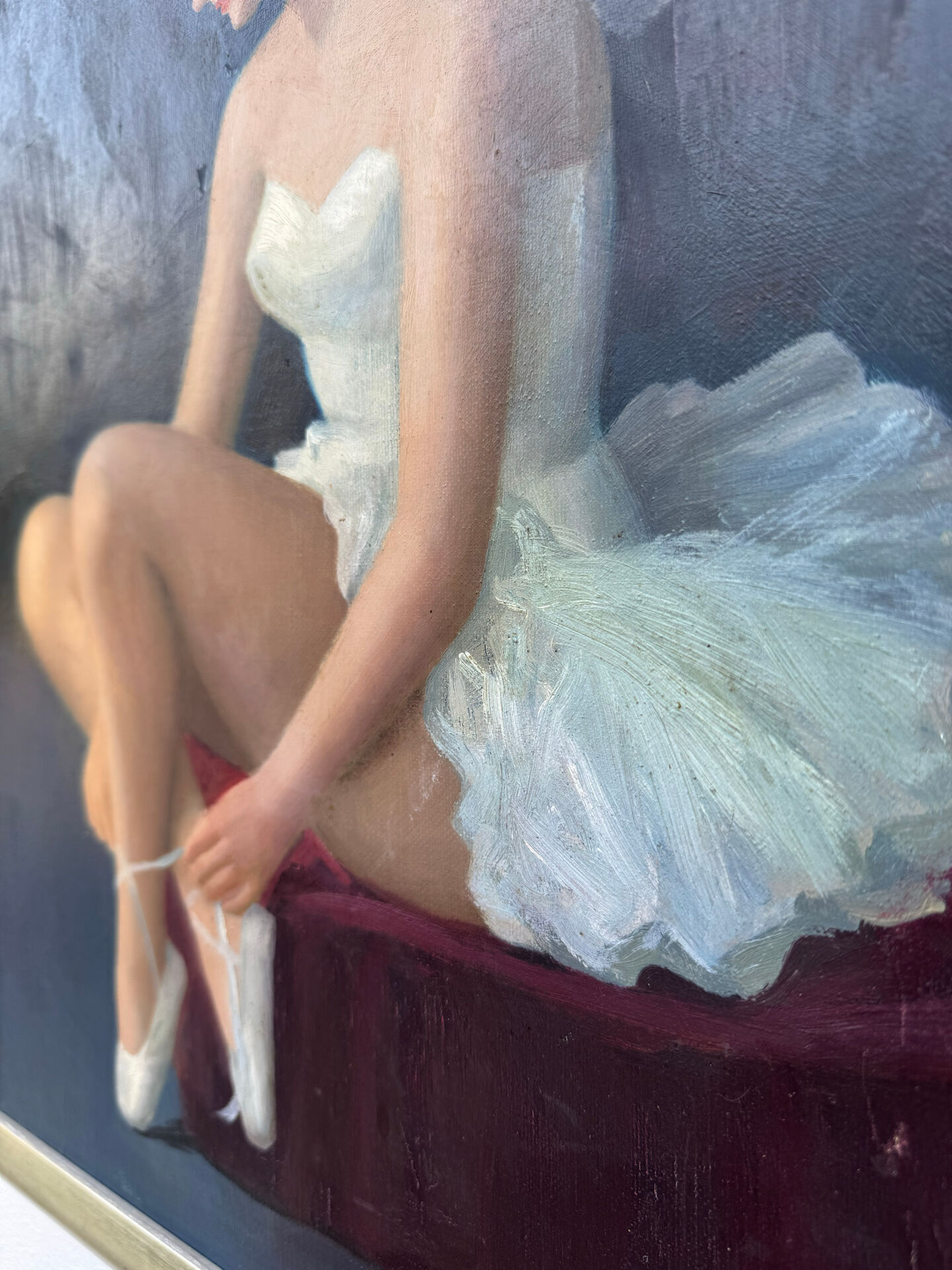 Tableau huile toile danseuse Joan MAYOR
