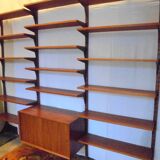 Danish modular library furniture by Poul Cadovius from the 60s