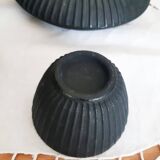 Service à thé japonais  en fonte noire