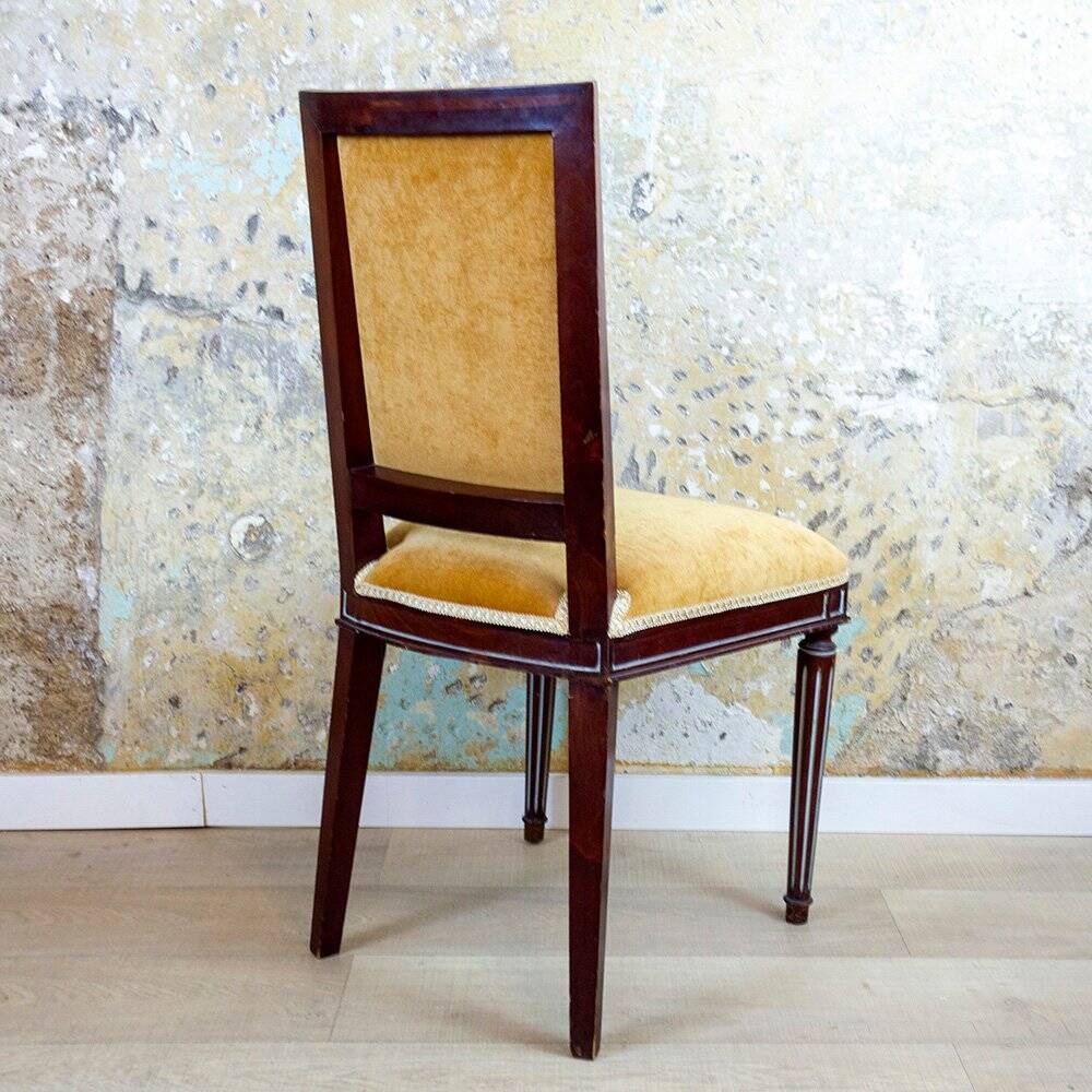 Set of Spanish Louis XVI Style Side Chairs, 1940s