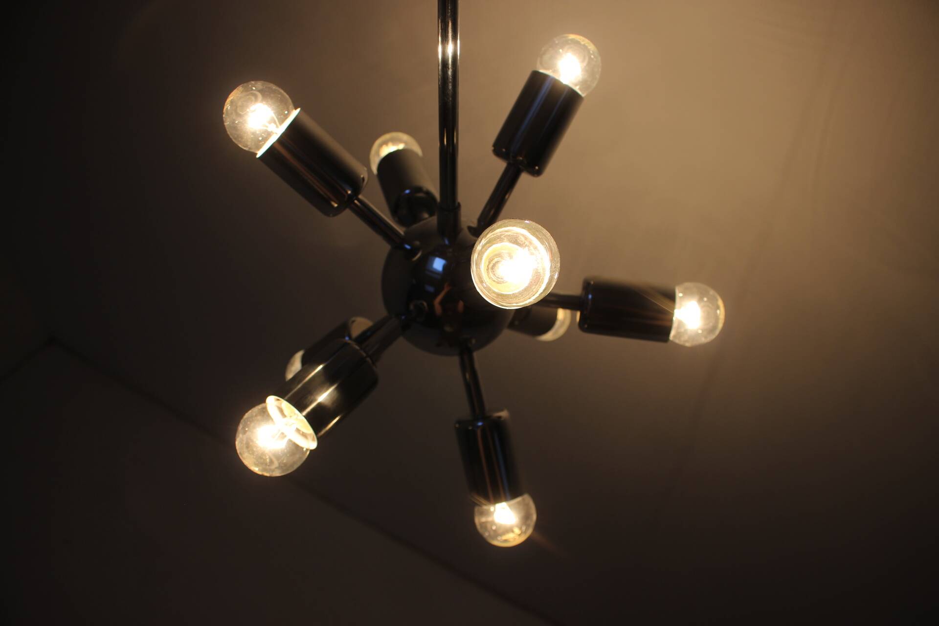 Chrome Pendant Sputnik by Drupol, 1970s
