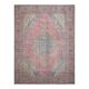 1970s Vintage Persian Handmade Wool Cotton Pink Oversized Rug 297x390