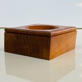 Solid wood catchall - Scandinavian style - modernist - 70s