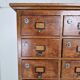 Dutch Industrial Oak Filling Apothecary or Archive Cabinet, Ca. 1900