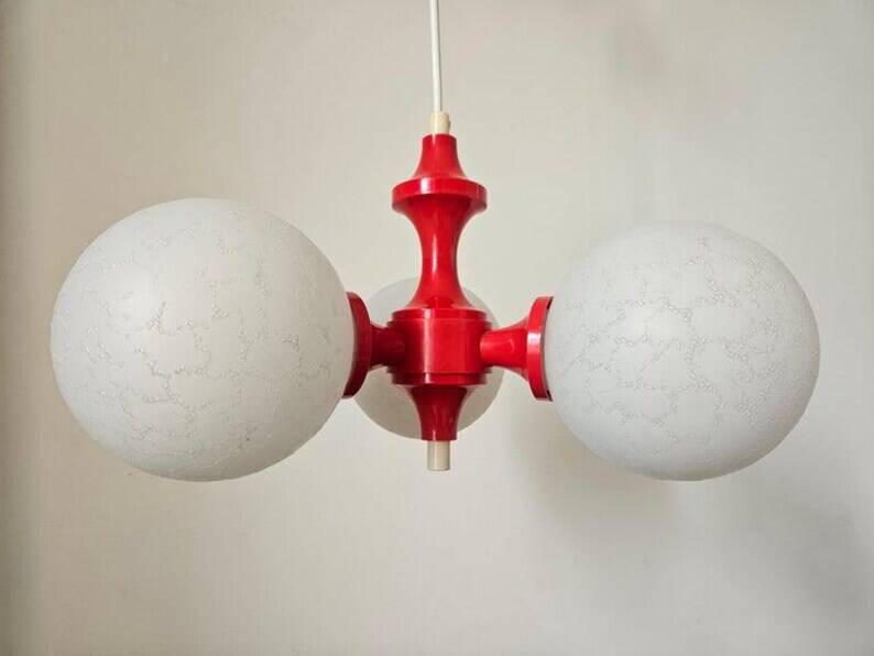 Rare Midcentury Chandelier or Pendant Sputnik, Richard Essig, Germany, 1970s