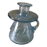 Bougeoir en verre souffle bulle de Biot