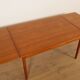 Vintage dining table | teak | extendable | 140 cm
