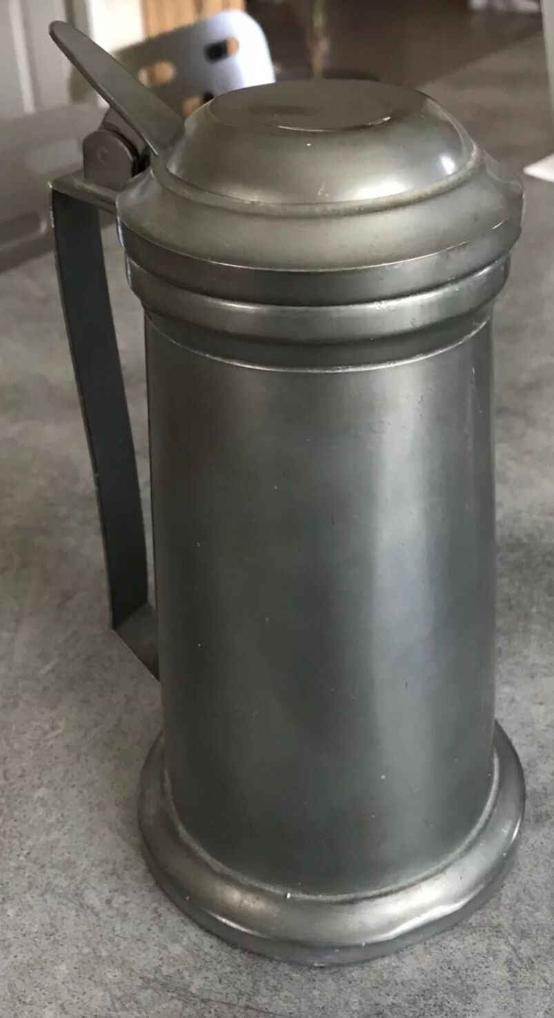 Old boc or chope to drink in pure etain 19 cm