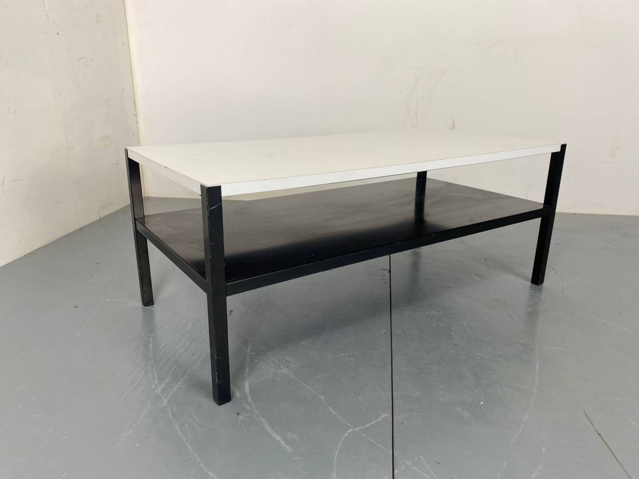 Mid Century Modernist Black and White coffee table by Wim Rietveld, 1960s