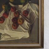 Vintage realism still life oil painting by Pipino | Italy