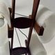 Teak chandelier and vintage design wall lamp 60 years