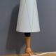 wood smalll table lamp 1960s