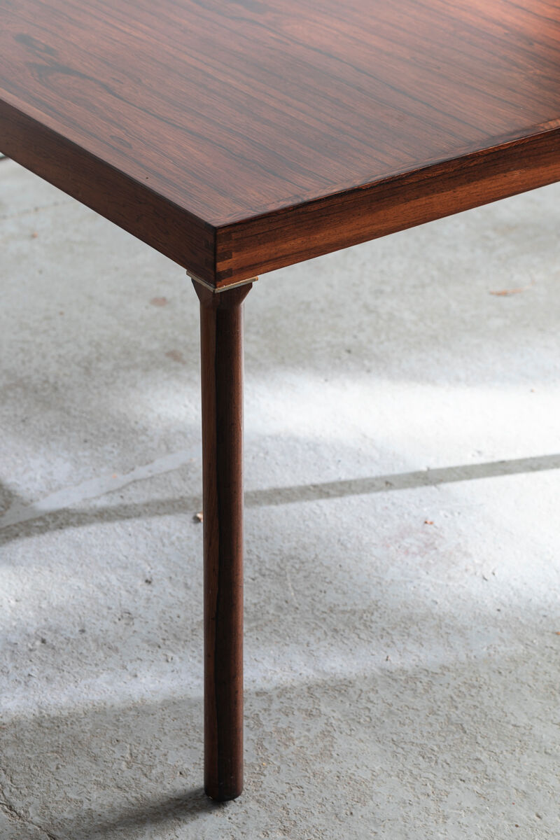 Extendable dining table in rosewood by Inger Klingenberg for Fristho, Dutch design, 1960s