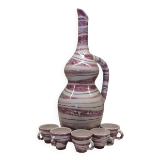 Service à liqueur en céramique Picolo pour Maredsous