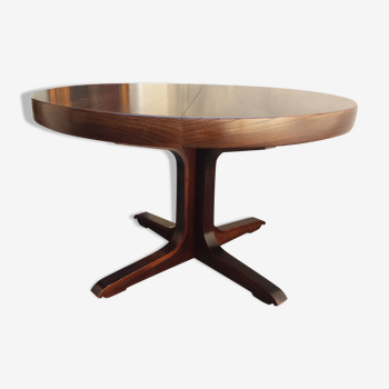 Table ronde scandinave extensible