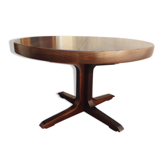 Table ronde scandinave extensible