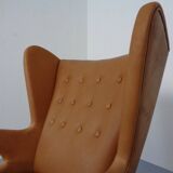 Teak and leather armchair by Svend Skipper for Skippers Møbler, Denmark, 1960s