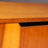 Vintage walnut sideboard, chest of drawers by František Jirák, 1970s, Czechoslovakia