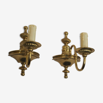 Bronze wall sconces