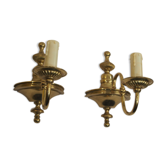 Bronze wall sconces