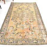 5x8 Rug For Living Room Turkish Vintage Area Rug, 160x255Cm
