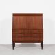 Danish Midcentury secretaire in teak by Erling Torvits for Klim Møbelfabrik