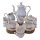 Service à café en porcelaine de Bohème