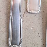 Set of 6 silver plated soup spoons
