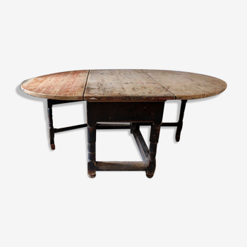 Table expandable Swedish rococo