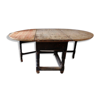 Table expandable Swedish rococo