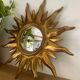 Convex mirror in the shape of a sun