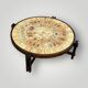 Circular Coffee Table “Les Herbiers” By Roger Capron - Ceramic 1960 Vallauris