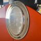 Oval silver-plated metal dish