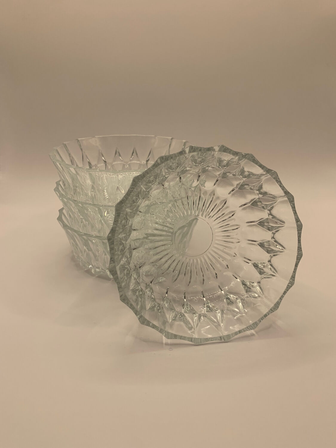 Small glass bowls