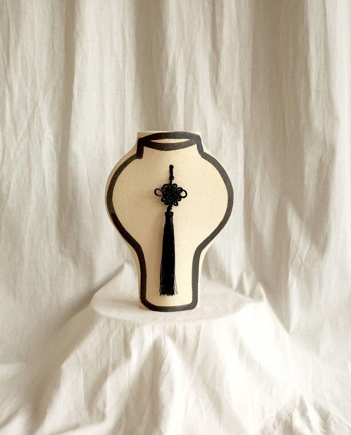 Ceramic Vase 'Braided Dal'