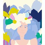 In the garden - illustration a4