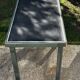 Vintage green metal industrial desk – 1950s