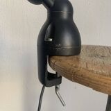 Vintage 1980 Jielde 2-arm lamp, original matte black - 100 cm