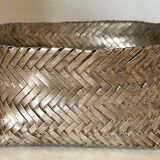 Woven alpaca catchall tray
